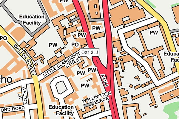 OX1 3LJ map - OS OpenMap – Local (Ordnance Survey) OX1 3LJ map - OS OpenMap – Local (Ordnance Survey)
