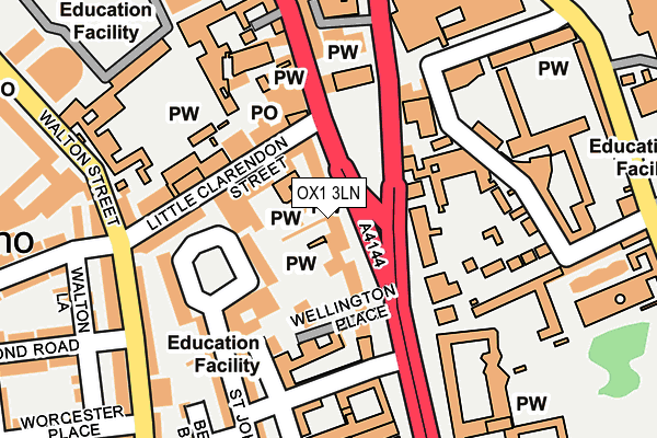 OX1 3LN map - OS OpenMap – Local (Ordnance Survey) OX1 3LN map - OS OpenMap – Local (Ordnance Survey)