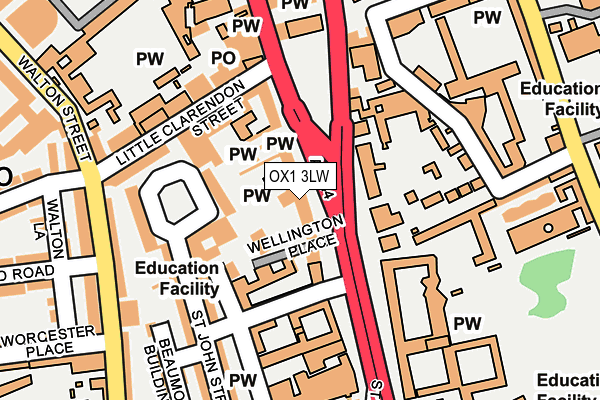 OX1 3LW map - OS OpenMap – Local (Ordnance Survey) OX1 3LW map - OS OpenMap – Local (Ordnance Survey)