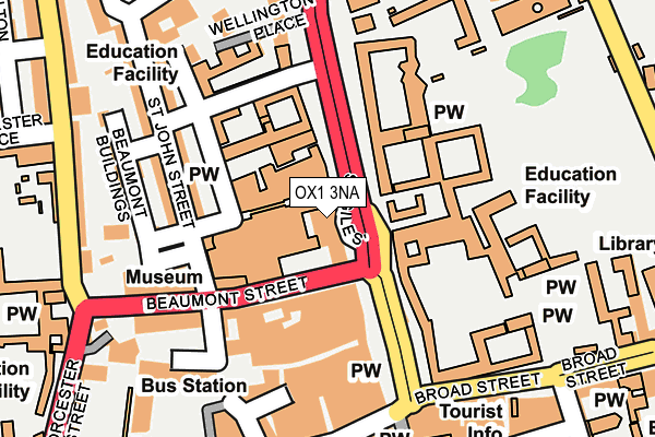 OX1 3NA map - OS OpenMap – Local (Ordnance Survey) OX1 3NA map - OS OpenMap – Local (Ordnance Survey)