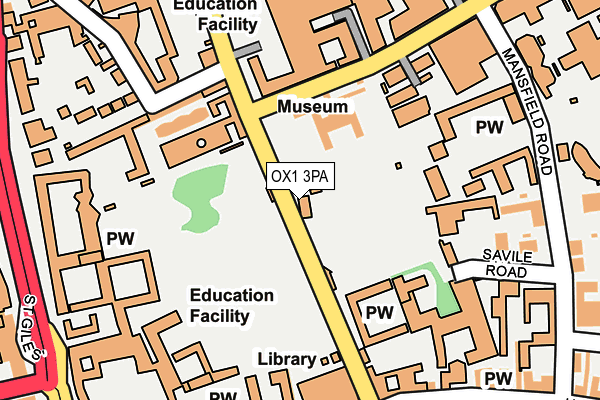 OX1 3PA map - OS OpenMap – Local (Ordnance Survey) OX1 3PA map - OS OpenMap – Local (Ordnance Survey)