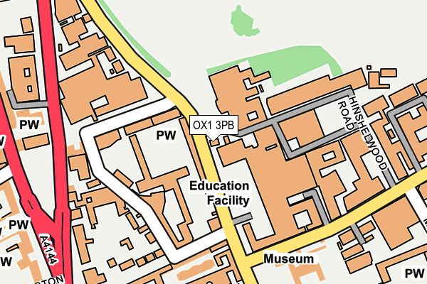 OX1 3PB map - OS OpenMap – Local (Ordnance Survey) OX1 3PB map - OS OpenMap – Local (Ordnance Survey)