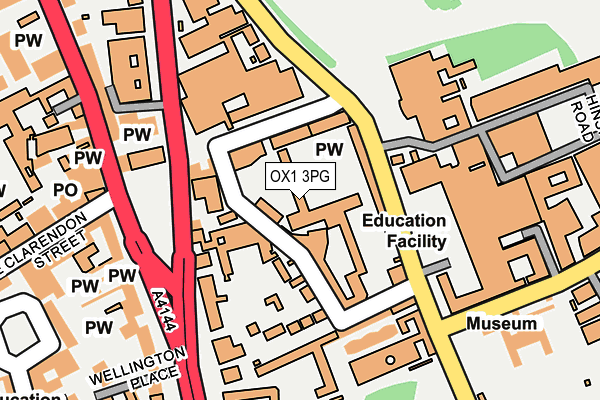 OX1 3PG map - OS OpenMap – Local (Ordnance Survey) OX1 3PG map - OS OpenMap – Local (Ordnance Survey)