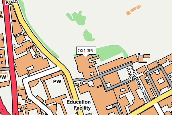 OX1 3PU map - OS OpenMap – Local (Ordnance Survey) OX1 3PU map - OS OpenMap – Local (Ordnance Survey)