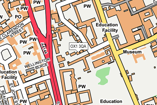 OX1 3QA map - OS OpenMap – Local (Ordnance Survey) OX1 3QA map - OS OpenMap – Local (Ordnance Survey)