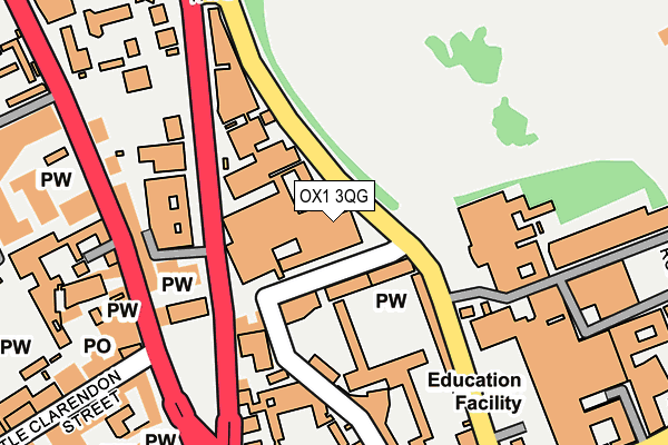 OX1 3QG map - OS OpenMap – Local (Ordnance Survey) OX1 3QG map - OS OpenMap – Local (Ordnance Survey)