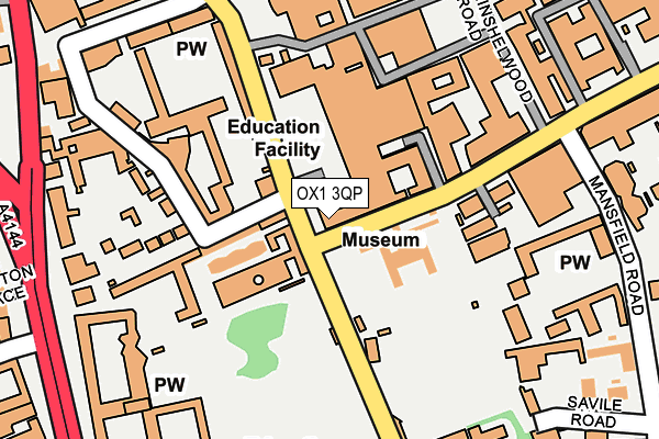 OX1 3QP map - OS OpenMap – Local (Ordnance Survey)