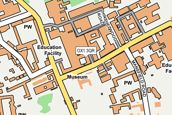 OX1 3QR map - OS OpenMap – Local (Ordnance Survey) OX1 3QR map - OS OpenMap – Local (Ordnance Survey)