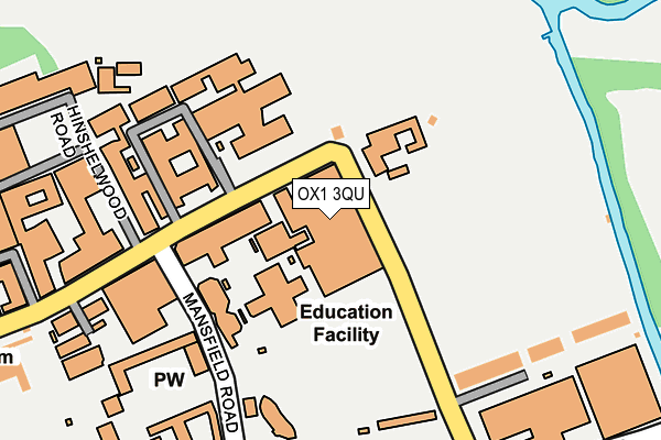 OX1 3QU map - OS OpenMap – Local (Ordnance Survey) OX1 3QU map - OS OpenMap – Local (Ordnance Survey)