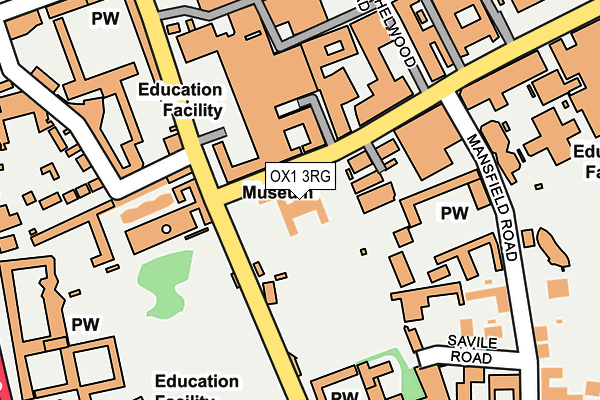 OX1 3RG map - OS OpenMap – Local (Ordnance Survey) OX1 3RG map - OS OpenMap – Local (Ordnance Survey)