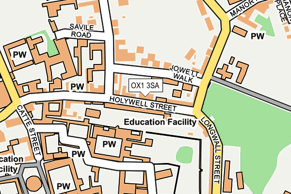 OX1 3SA map - OS OpenMap – Local (Ordnance Survey) OX1 3SA map - OS OpenMap – Local (Ordnance Survey)