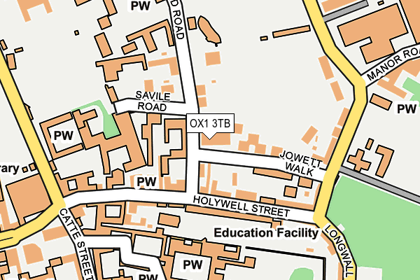 OX1 3TB map - OS OpenMap – Local (Ordnance Survey) OX1 3TB map - OS OpenMap – Local (Ordnance Survey)