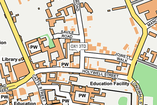 OX1 3TD map - OS OpenMap – Local (Ordnance Survey) OX1 3TD map - OS OpenMap – Local (Ordnance Survey)