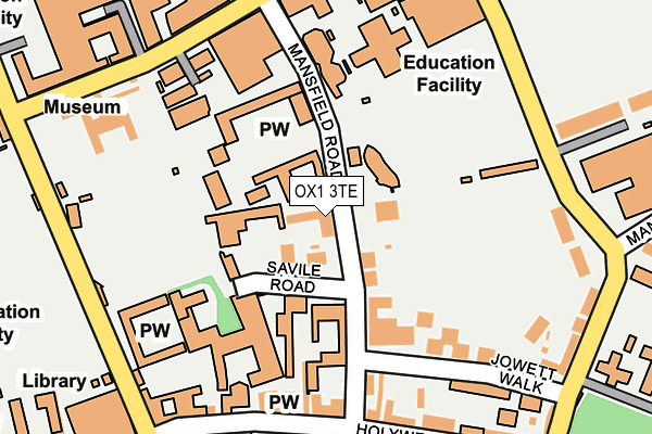 OX1 3TE map - OS OpenMap – Local (Ordnance Survey) OX1 3TE map - OS OpenMap – Local (Ordnance Survey)