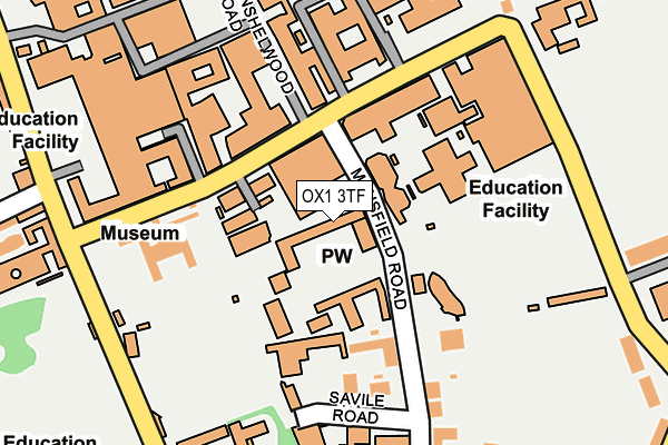 OX1 3TF map - OS OpenMap – Local (Ordnance Survey) OX1 3TF map - OS OpenMap – Local (Ordnance Survey)
