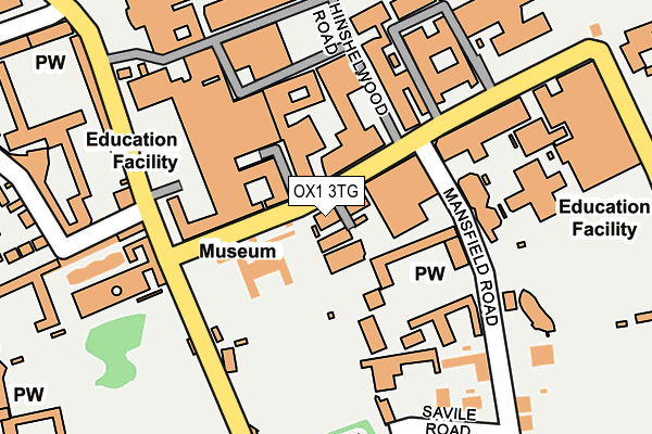 OX1 3TG map - OS OpenMap – Local (Ordnance Survey) OX1 3TG map - OS OpenMap – Local (Ordnance Survey)