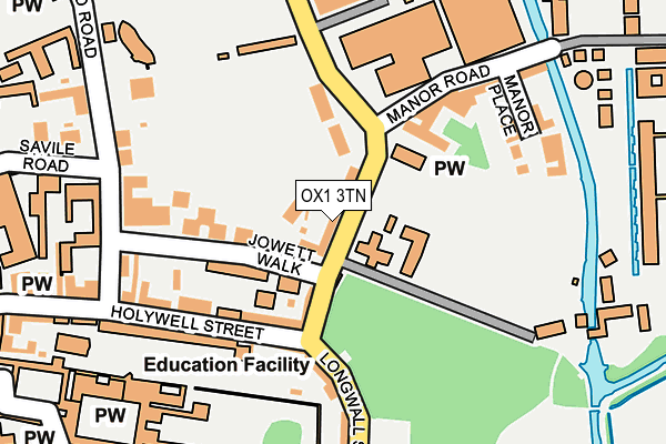 OX1 3TN map - OS OpenMap – Local (Ordnance Survey) OX1 3TN map - OS OpenMap – Local (Ordnance Survey)