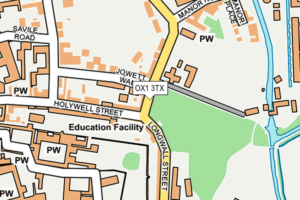 OX1 3TX map - OS OpenMap – Local (Ordnance Survey) OX1 3TX map - OS OpenMap – Local (Ordnance Survey)