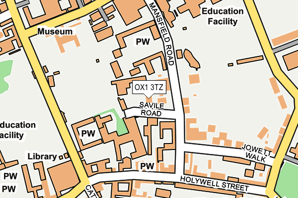 OX1 3TZ map - OS OpenMap – Local (Ordnance Survey) OX1 3TZ map - OS OpenMap – Local (Ordnance Survey)