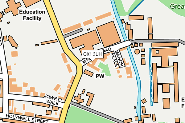 OX1 3UH map - OS OpenMap – Local (Ordnance Survey) OX1 3UH map - OS OpenMap – Local (Ordnance Survey)