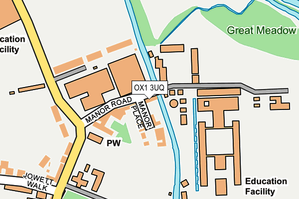 OX1 3UQ map - OS OpenMap – Local (Ordnance Survey) OX1 3UQ map - OS OpenMap – Local (Ordnance Survey)
