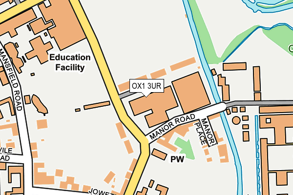 OX1 3UR map - OS OpenMap – Local (Ordnance Survey) OX1 3UR map - OS OpenMap – Local (Ordnance Survey)