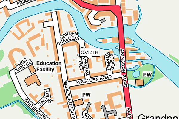 OX1 4LH map - OS OpenMap – Local (Ordnance Survey) OX1 4LH map - OS OpenMap – Local (Ordnance Survey)