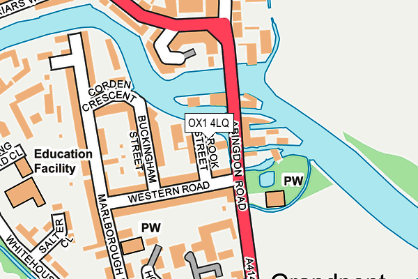 OX1 4LQ map - OS OpenMap – Local (Ordnance Survey) OX1 4LQ map - OS OpenMap – Local (Ordnance Survey)