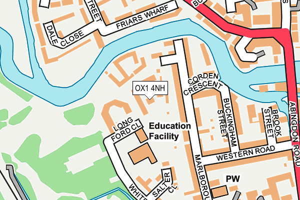 OX1 4NH map - OS OpenMap – Local (Ordnance Survey) OX1 4NH map - OS OpenMap – Local (Ordnance Survey)