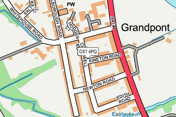 OX1 4PQ map - OS OpenMap – Local (Ordnance Survey) OX1 4PQ map - OS OpenMap – Local (Ordnance Survey)