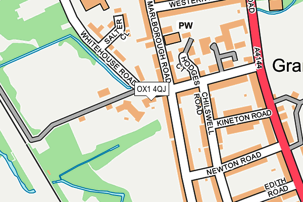 OX1 4QJ map - OS OpenMap – Local (Ordnance Survey) OX1 4QJ map - OS OpenMap – Local (Ordnance Survey)