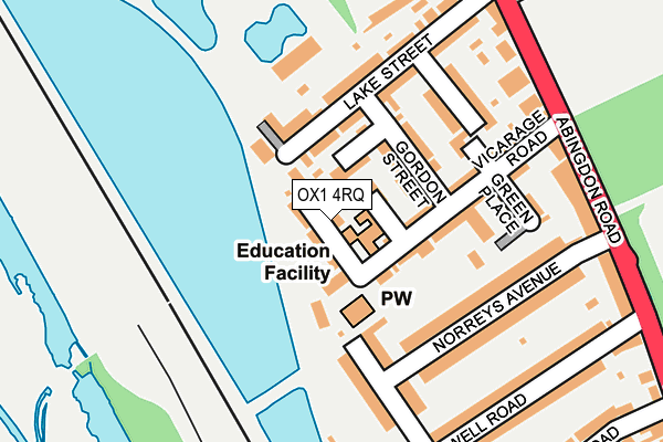 OX1 4RQ map - OS OpenMap – Local (Ordnance Survey) OX1 4RQ map - OS OpenMap – Local (Ordnance Survey)