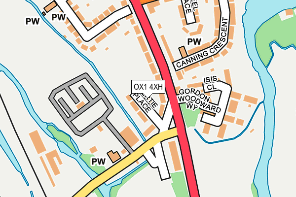 OX1 4XH map - OS OpenMap – Local (Ordnance Survey) OX1 4XH map - OS OpenMap – Local (Ordnance Survey)