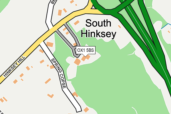 OX1 5BS map - OS OpenMap – Local (Ordnance Survey) OX1 5BS map - OS OpenMap – Local (Ordnance Survey)