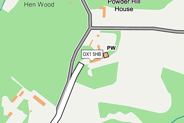 OX1 5HB map - OS OpenMap – Local (Ordnance Survey) OX1 5HB map - OS OpenMap – Local (Ordnance Survey)