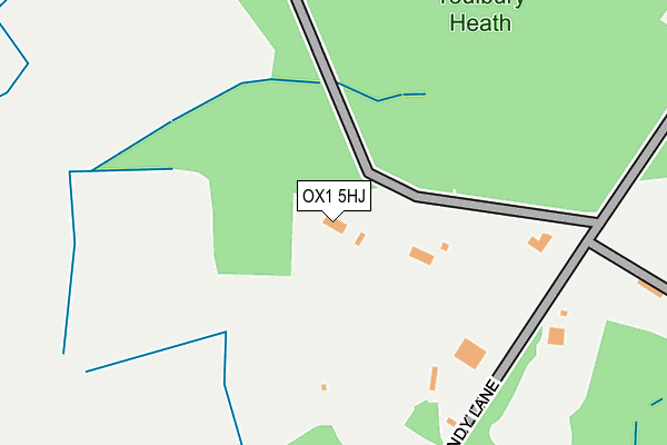 OX1 5HJ map - OS OpenMap – Local (Ordnance Survey) OX1 5HJ map - OS OpenMap – Local (Ordnance Survey)