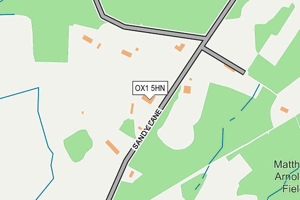 OX1 5HN map - OS OpenMap – Local (Ordnance Survey)