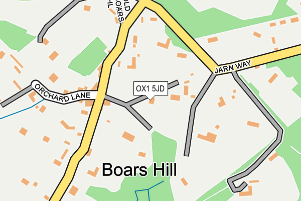 OX1 5JD map - OS OpenMap – Local (Ordnance Survey) OX1 5JD map - OS OpenMap – Local (Ordnance Survey)