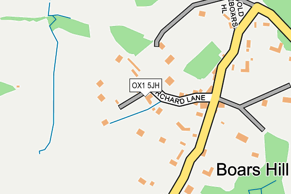 OX1 5JH map - OS OpenMap – Local (Ordnance Survey) OX1 5JH map - OS OpenMap – Local (Ordnance Survey)