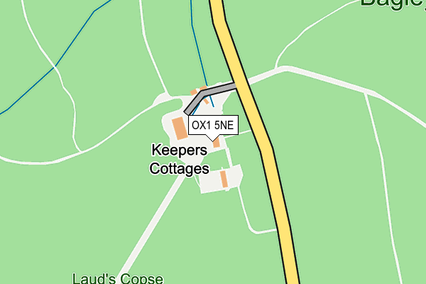 OX1 5NE map - OS OpenMap – Local (Ordnance Survey) OX1 5NE map - OS OpenMap – Local (Ordnance Survey)
