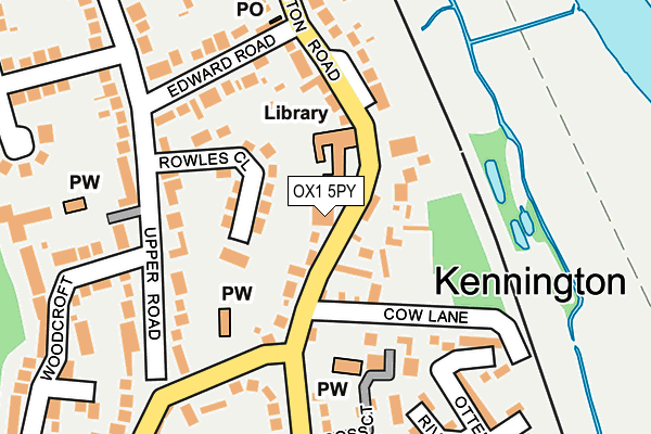OX1 5PY map - OS OpenMap – Local (Ordnance Survey) OX1 5PY map - OS OpenMap – Local (Ordnance Survey)