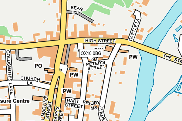 OX10 0BG map - OS OpenMap – Local (Ordnance Survey) OX10 0BG map - OS OpenMap – Local (Ordnance Survey)