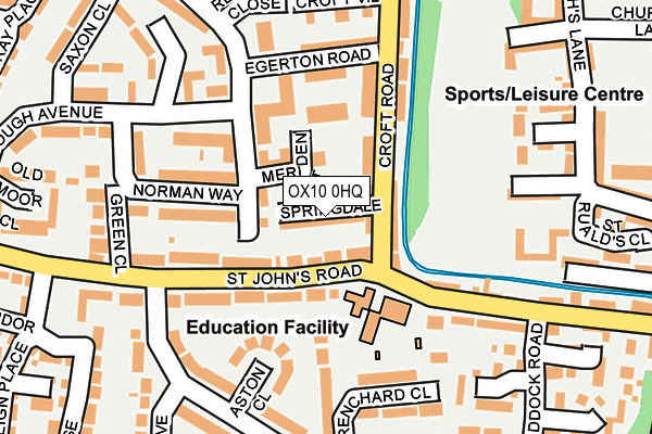 OX10 0HQ map - OS OpenMap – Local (Ordnance Survey) OX10 0HQ map - OS OpenMap – Local (Ordnance Survey)