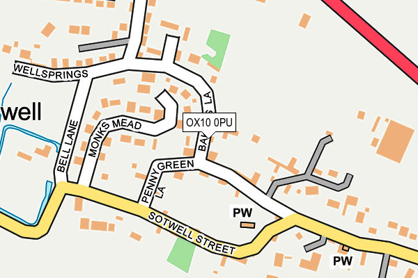 OX10 0PU map - OS OpenMap – Local (Ordnance Survey) OX10 0PU map - OS OpenMap – Local (Ordnance Survey)