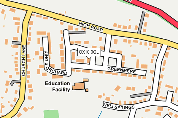 OX10 0QL map - OS OpenMap – Local (Ordnance Survey) OX10 0QL map - OS OpenMap – Local (Ordnance Survey)