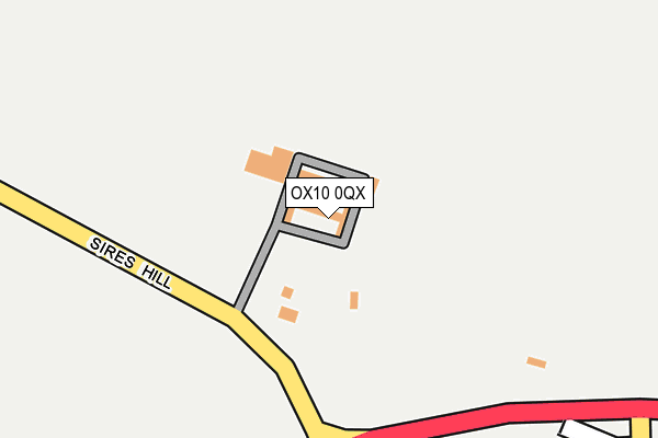 OX10 0QX map - OS OpenMap – Local (Ordnance Survey) OX10 0QX map - OS OpenMap – Local (Ordnance Survey)
