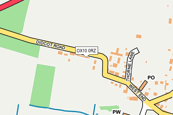 OX10 0RZ map - OS OpenMap – Local (Ordnance Survey) OX10 0RZ map - OS OpenMap – Local (Ordnance Survey)