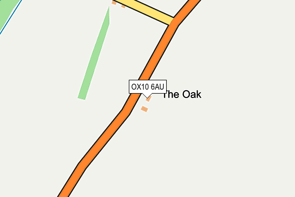 OX10 6AU map - OS OpenMap – Local (Ordnance Survey) OX10 6AU map - OS OpenMap – Local (Ordnance Survey)