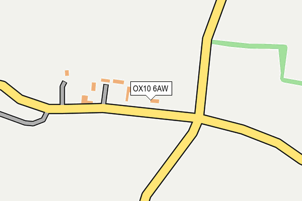 OX10 6AW map - OS OpenMap – Local (Ordnance Survey) OX10 6AW map - OS OpenMap – Local (Ordnance Survey)