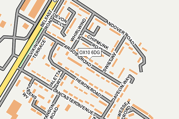 OX10 6DG map - OS OpenMap – Local (Ordnance Survey) OX10 6DG map - OS OpenMap – Local (Ordnance Survey)